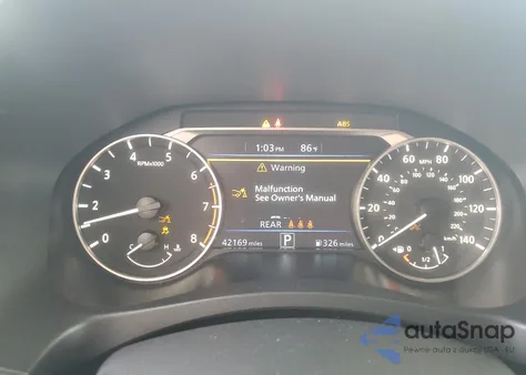 2025 Nissan Altima Sr из США, поврежденный, VIN 1N4BL4CV2SN324724